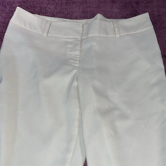 Suzy Sheri wide leg white capri cropped pants size 14/16 plus size - Picture 4 of 6